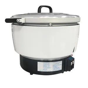 Big Gas Rice Cooker 30 Liter With Stretched Aluminum Inner Pot For 200 Persons Rice Cooker Using Gas