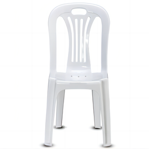 Silla de <span class=keywords><strong>Plástico</strong></span> Moderna, Económica, Blanca, sin Brazos, Apilable, para Exteriores - Product Image 4