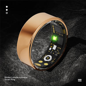 خاتم ذكي أندرويد R11M للصحة العائلية مع تحكم عبر التطبيق، مراقبة مزدوجة لمعدل ضربات القلب والأكسجين في الدم وتتبع النوم، مقاوم للماء IP68 - Product Image 1