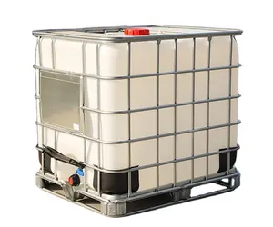 Özelleştirilebilir plastik sıvı kimyasal depolama IBC tankı 1000L Ibc plastik su tankı