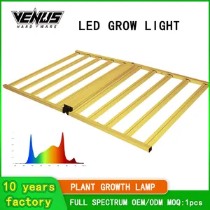 Newest Ip54 Waterproof Led Grow Light Full Spectrum 6/8/10/15 Bars Led Indoor Plant Lamp For Veg Bloom