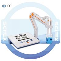 SCITEK -2.000~20.000pH Medidor de Calidad del Agua Multiparamétrico de Sobremesa de Alta Precisión con hasta 5 Puntos de Calibración