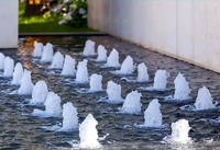 Buse à bulles de haute qualité en acier inoxydable pour fontaine, jet d'eau pour jardin, bassin, aménagement paysager, décoration aquatique
