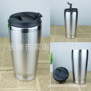 YONGKANG JARREYWARE FACTORY Stainless Steel Vacuum Tumbler Red Straight <b>Cup</b> With Lid Travel Mug Double Wall Insulated - Product Image 3
