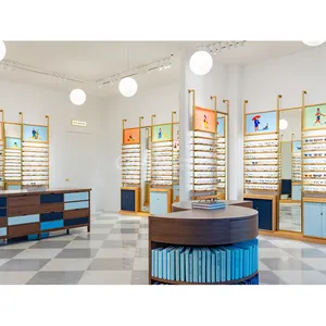 Optical Shop Fitting Mall Sunglasses Showcase Factory Optometry Center High-end Eyeglasses Glass Counter Custom Retail Display