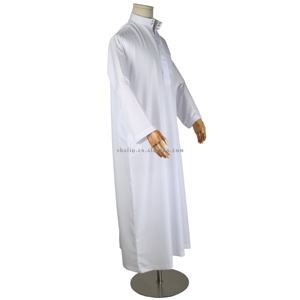 Precio más económico, 3X Nuevo, Thobe Árabe, Ropa Étnica Islámica, Caftán, Vestido Musulmán Qatarí, <span class=keywords><strong>Abaya</strong></span> <span class=keywords><strong>para</strong></span> Oración - Product Image 4
