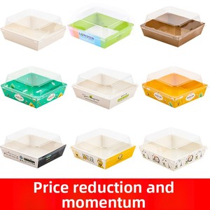 กล่องบรรจุภัณฑ์แซนวิชขายส่ง กล่องเนื้อฝอย กล่องเปลือกหอยเล็ก กล่องผ้าขนหนู กล่องเค้กโรล กล่องขนมหวานตะวันตก กล่องเบเกอรี่ ป้องกันฝ้า ป้องกันรังสียูวี - Product Image 4