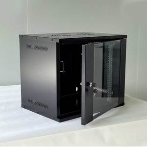 Armoire réseau à porte vitrée 4U/6U/9U/12U, rack de <span class=keywords><strong>serveur</strong></span> <span class=keywords><strong>19</strong></span> <span class=keywords><strong>pouces</strong></span>, montage mural, armoire réseau de données - Product Image 5