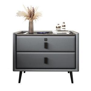 Vente directe d'usine, table de chevet intelligente avec chargeur USB sans fil, meubles de chambre à coucher, table de chevet intelligente, table de chevet connectée - Product Image 3