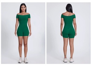 Short <span class=keywords><strong>de</strong></span> fitness taille haute pour femme Nude Peach Hip-Lifting Tight Fit Solid Pattern Outdoor Running Custom Logo Wholesale - Product Image 6