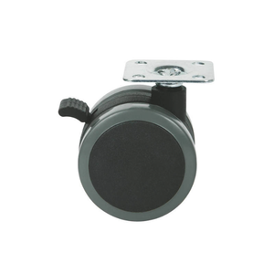 Geräuschlose Möbelrollen ohne Kappe, Drehbare Stuhl- und Einkaufswagenräder, 2-Zoll Nylon-Schwenkrollen, Führungsrollen - Product Image 2