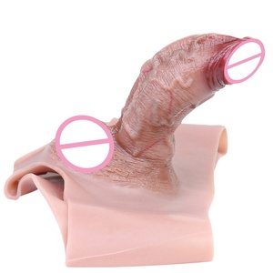 Women's Masturbators Sex Toy <b>Dildo</b> Pants With Hole Silicone Strap on <b>Dildo</b> for Men - Product Image 2