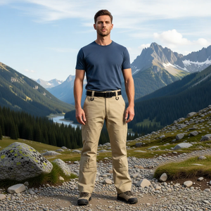 Pantalons de travail tactiques pour hommes, pantalons cargo de haute qualité et confortables pour les ouvriers du bâtiment, le travail en extérieur et les voyages d'aventure - Product Image 2