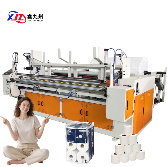 High Speed Small Business Production Line Equipment Full Automatic Toilet Tissue Paper Making Machine
