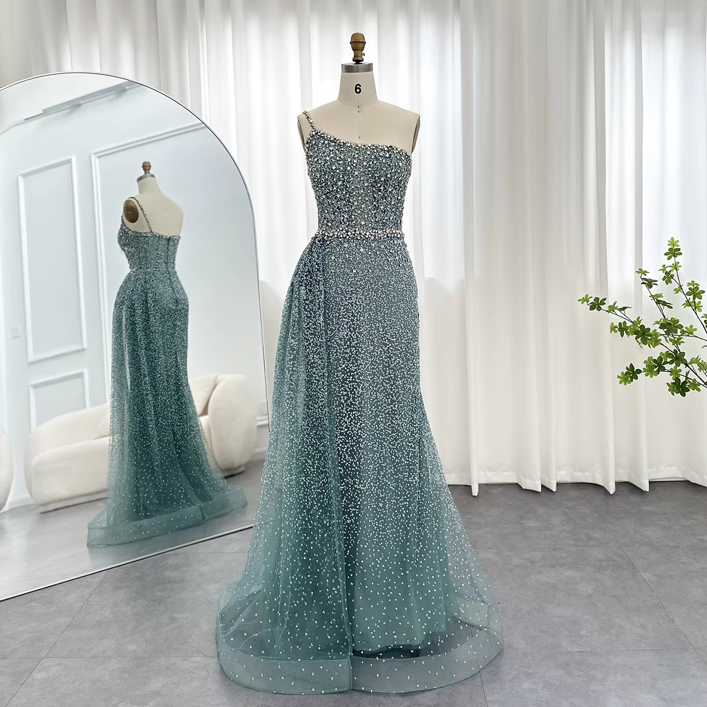 strapless open back dress Bodice Corset Prom Dresses Long Satin Off The Shoulder Side Split –  alinanova main image 1