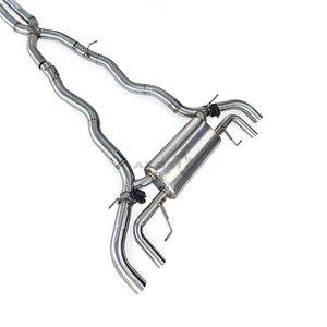 Vente en gros Échappement Catback pour BMW 750 <span class=keywords><strong>750i</strong></span> 4.4T G12 2016-2019 avec échappement contrôlé par soupape Tuyau d'échappement Catback Valvetronic - Product Image 1