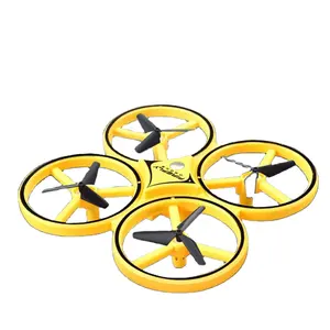 Nieuwe ZF04 Rc Drone Mini Quadcopter Inductie Drone Smart Horloge Remote Sensing Gebaar Vliegtuigen Ufo Drone Promotie Geschenk