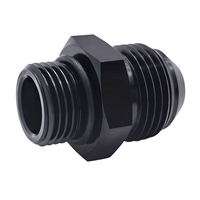 محول مقياس ضغط الوقود من الألومنيوم AN10 إلى M18x1.5 مع حلقة O - موصل مبرد الزيت مانع للتسرب لسباقات السيارات