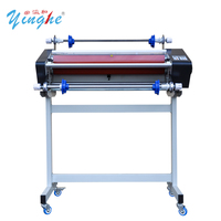 Laminateur grand format Yinghe 650 mm avec support mobile pour affiches, impressions photo et panneaux KT dans les agences de publicité