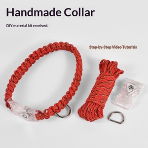 <span class=keywords><strong>Collar</strong></span> Luminoso Reflectante Antipérdida para Perros y Gatos, Tejido a Mano con Poliéster, Cómodo para la Noche, con Cierre de Hebilla para Todas las Estaciones - Product Image 3