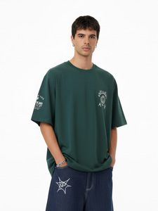 Camiseta deportiva de manga corta con paneles, transpirable, de secado rápido y de alta calidad, con estampado deportivo. - Product Image 2