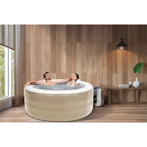 新浴缸漩涡充气和便携式轮优质批发热水浴缸的Spa便携式成人