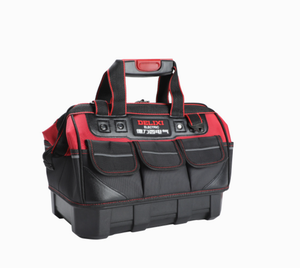 Bolsa de Herramientas Portátil de Lona Oxford 1680D Multifuncional, Resistente y Duradera para Almacenamiento de Accesorios de Reparación Eléctrica - Product Image 1