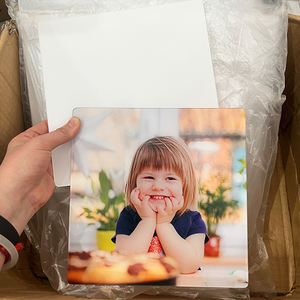 2mm ince dikdörtgen süblimasyon temperli cam fotoğraf çerçevesi yazdırılabilir toplu beyaz boş cam çerçeve resim çerçevesi ısı transferi - Product Image 6