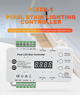 Contrôleur de marchepieds LED pour escaliers Détecteur de mouvement PIR 12V DC 24v dc ip20 Pixel RGB pixel led marchepied d'escalier