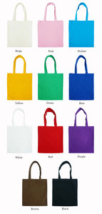 Sac fourre-tout en toile de couleur unie de taille personnalisable, sac en toile, sac à bandoulière, sac en coton uni - Product Image 6