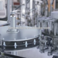 Machine de remplissage et de bouchage automatique de jus LOM pour bouteilles PET, solution économique pour les usines de transformation de boissons