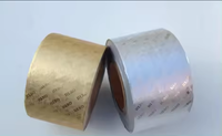 Papier à cigarettes personnalisé, matériau d'emballage du tabac gaufré, papier enduit, rouleau de feuille d'aluminium pour l'emballage des cigarettes