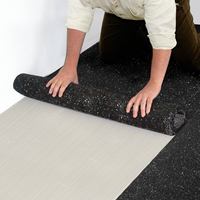 Sous-couche de sol en caoutchouc insonorisant et absorbant les chocs pour sous-couche de sol acoustique