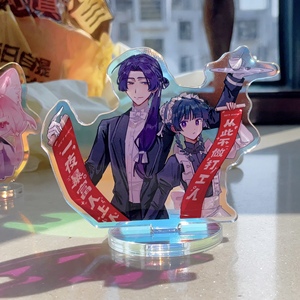 ขาตั้งอะคริลิคใสพิมพ์ลายการ์ตูนอนิเมะน่ารักแบบสองด้าน สีรุ้งโฮโลแกรม สำหรับโปรโมชั่น - Product Image 5