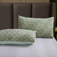 FY chine usine King Size ensemble de literie Jacquard Sherpa ensemble de housse de couette pour salon