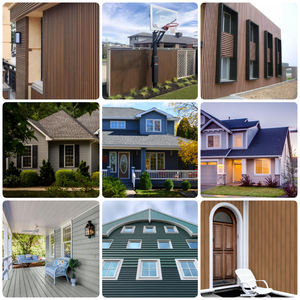 Toptan banyo su geçirmez ısı geçirmez PVC bölme duvar panelleri WPC 3D vinil kurulu oda bölücü duvarlar - Product Image 2