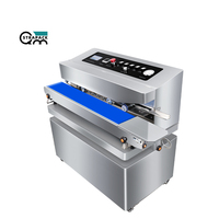 Machine de scellage professionnelle 3 en 1 pour sacs en plastique : scellage continu, remplissage sous vide et azote, impression jet d'encre