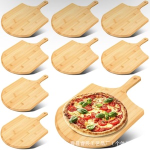 Pelle à pizza en bambou, planche à pâtisserie en bois pour four, 12 pouces, outil de cuisine professionnel - Product Image 1