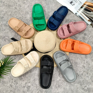 Sandali da Spiaggia con Piattaforma Morbida, Ciabatte in EVA da Donna con Fibbia, Suola Spessa Comoda per Esterni e Interni, Indispensabili per l'Estate - Product Image 3