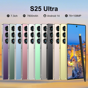 Teléfono inteligente S25 Ultra 5G con cámara de 108MP 16GB + 1TB memoria 7,3 \ "Pantalla HD procesador MTK desbloqueado compatible con CDMA y LTE - Product Image 1