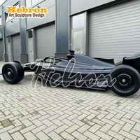 Modèle de voiture de course F1 poli à la main de haute qualité, artisanat métallique, décoration d'intérieur, thème sportif, collection Nouvel An