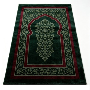 Alfombra de Nailon para <span class=keywords><strong>Mezquita</strong></span>, Rollo de Alfombra de Pared a Pared, Antibacteriana, Resistente al Desgaste, Alfombra de Oración Islámica Geométrica para Proyectos de Mezquitas - Product Image 3