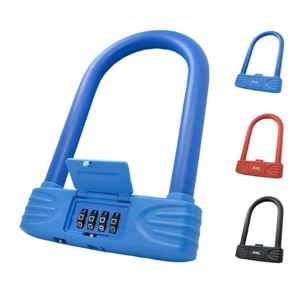 Cadenas en <span class=keywords><strong>U</strong></span> à combinaison à 4 chiffres pour vélo/vélo électrique/<span class=keywords><strong>moto</strong></span>, <span class=keywords><strong>antivol</strong></span> robuste en forme de <span class=keywords><strong>U</strong></span> pour vélo et sécurité des portes vitrées - Product Image 5