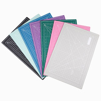 Alfombrilla de Corte Manual de PVC A1 de 3 Capas, Autoregenerable, Antideslizante, para Plotter, de Doble Cara, para Manualidades, 90x60cm