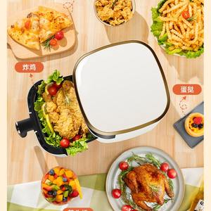 Freidora de Aire AUX 4L-5L con Revestimiento Cerámico, Pantalla Táctil, Funcionamiento sin Aceite, Freidora Eléctrica Multifuncional para el Hogar - Product Image 2