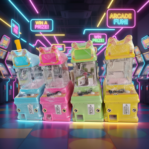Machines de jeux d'arcade colorées <span class=keywords><strong>pour</strong></span> parcs, machines à griffes de grue <span class=keywords><strong>pour</strong></span> enfants et adultes, <span class=keywords><strong>pour</strong></span> usage commercial ou <span class=keywords><strong>location</strong></span> - Product Image 1