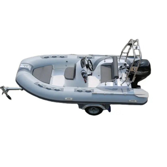 Ce China Rigide Gonflable Ponton Pedal Patrol Inflatable rib 390 Boat For Sale