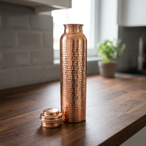 Bouteille d'eau réutilisable en acier inoxydable martelé, sans BPA, de qualité alimentaire, écologique, 750 ml, personnalisable, compatible lave-vaisselle, pour le thé - Product Image 6