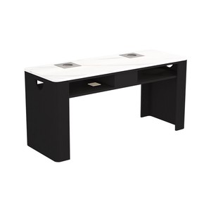 Meubles de salon modernes et simples, ensemble de table à ongles en marbre, table de manucure simple ou double - Product Image 2