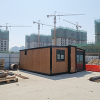Maison préfabriquée en conteneur extensible et pliable personnalisable de 20 pieds, 30 pieds, 40 pieds, en acier, avec panneaux sandwich, pour hôtel, bureau, bâtiment